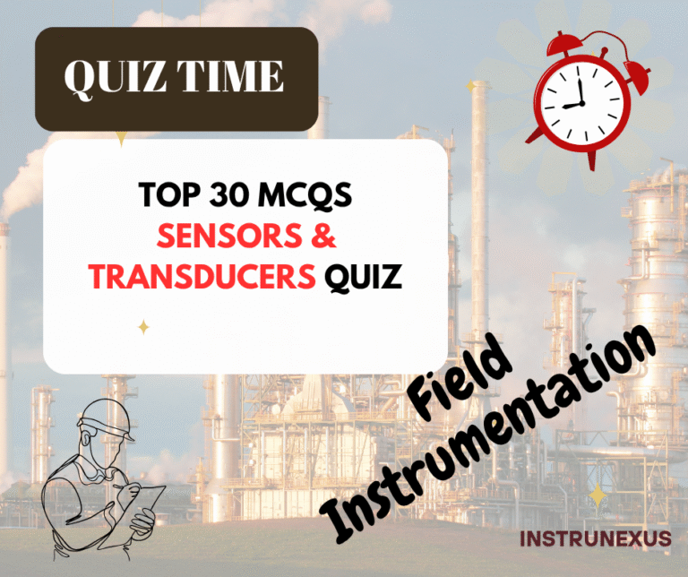 Top 30 MCQs Sensors & Transducers Quiz