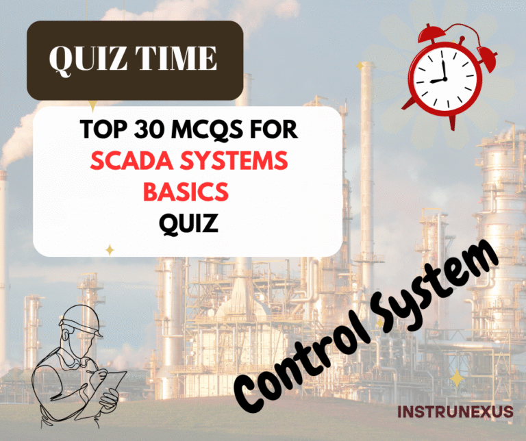 Top 30 MCQs for SCADA Systems Basics Quiz
