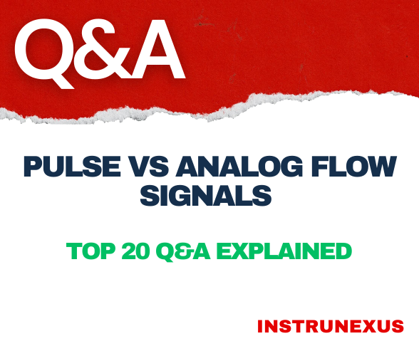 Pulse vs Analog Flow Signals – Top 20 Q&A Explained