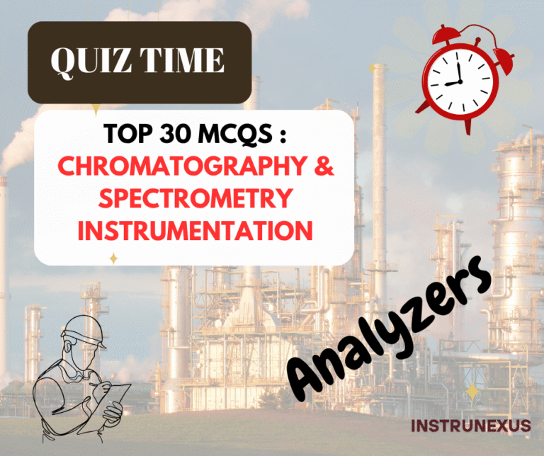 Top 30 MCQs : Chromatography & Spectrometry Instrumentation