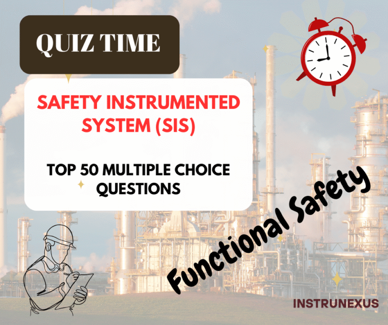 Top 50 MCQs on Safety Instrumented Systems (SIS)