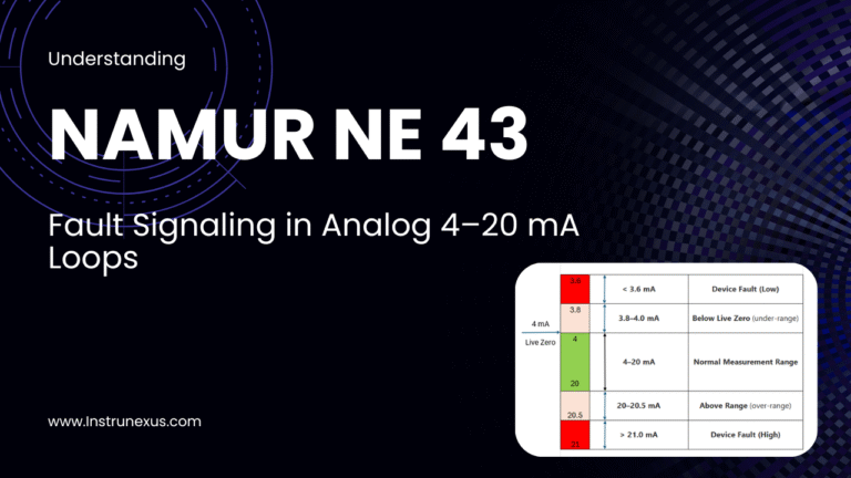 Understanding NAMUR NE 43: Fault Signaling in Analog 4–20 mA Loops