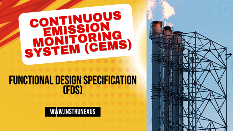 Continuous Emission Monitoring System (CEMS): Functional Design Specification (FDS)