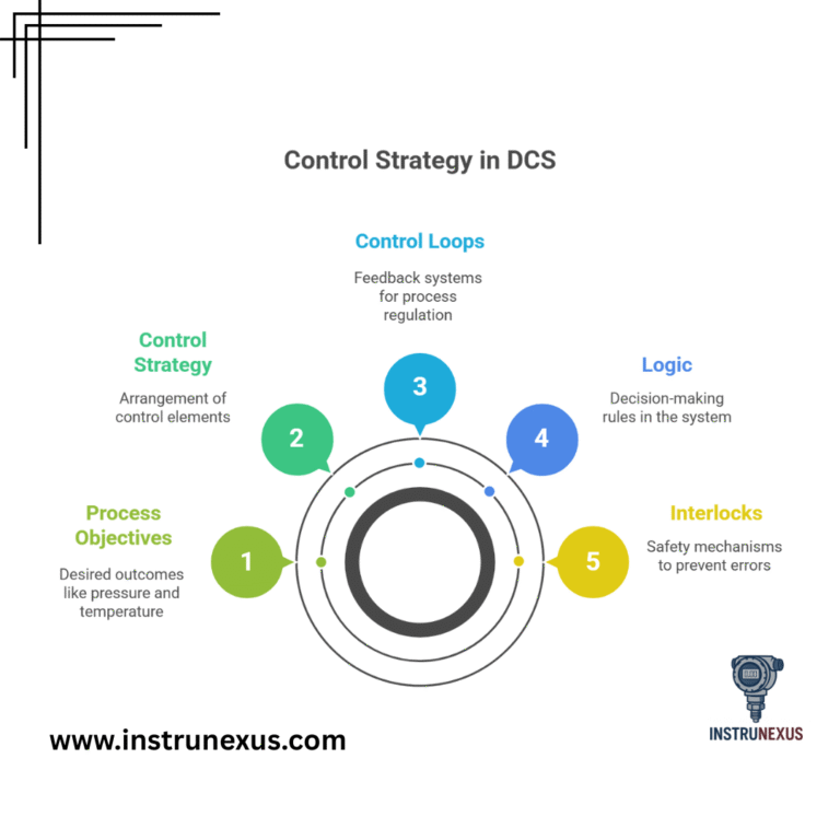 What is a control strategy in DCS