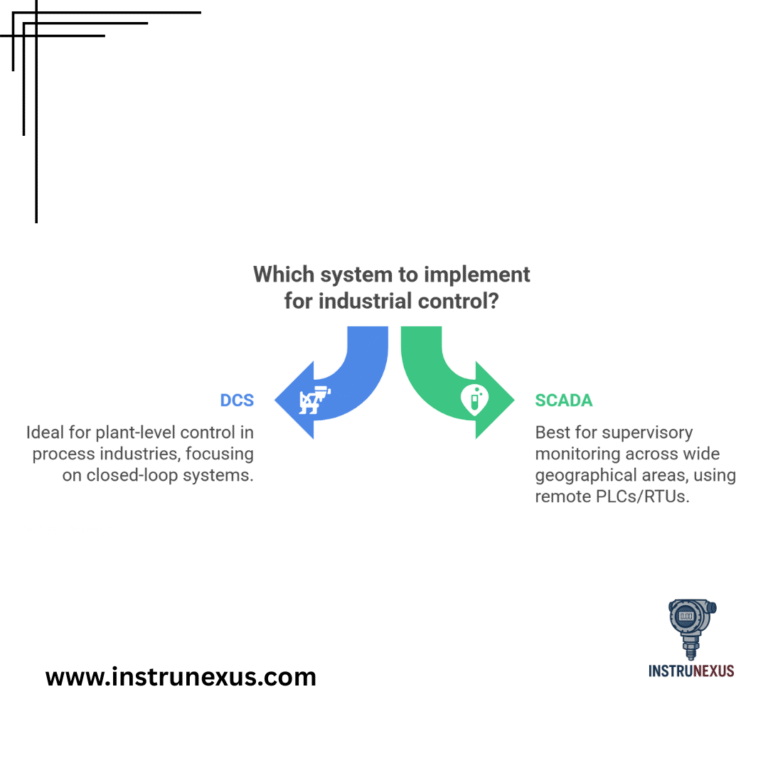What is the difference between DCS and SCADA