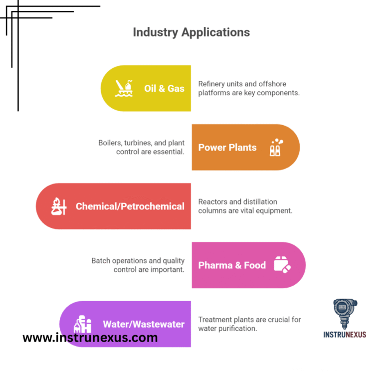 What are typical applications of DCS in industries