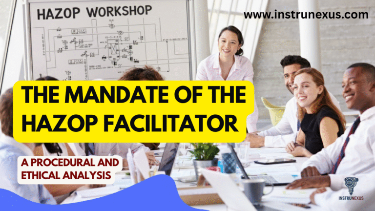 Roles and Responsibilities of a HAZOP Facilitator