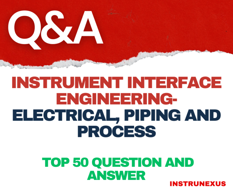 Instrument Interface engineering with other disciplines Electrical , Process, Piping, Structural and Technical safety