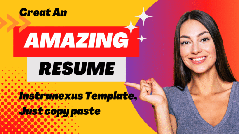 Resume Layout & Structure For Instrumentation Professionals — Instrunexus Theme