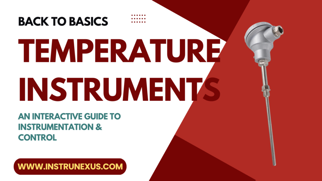 Temperature Instruments An Interactive Guide to Instrumentation ...