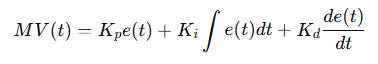 PID Control Equation